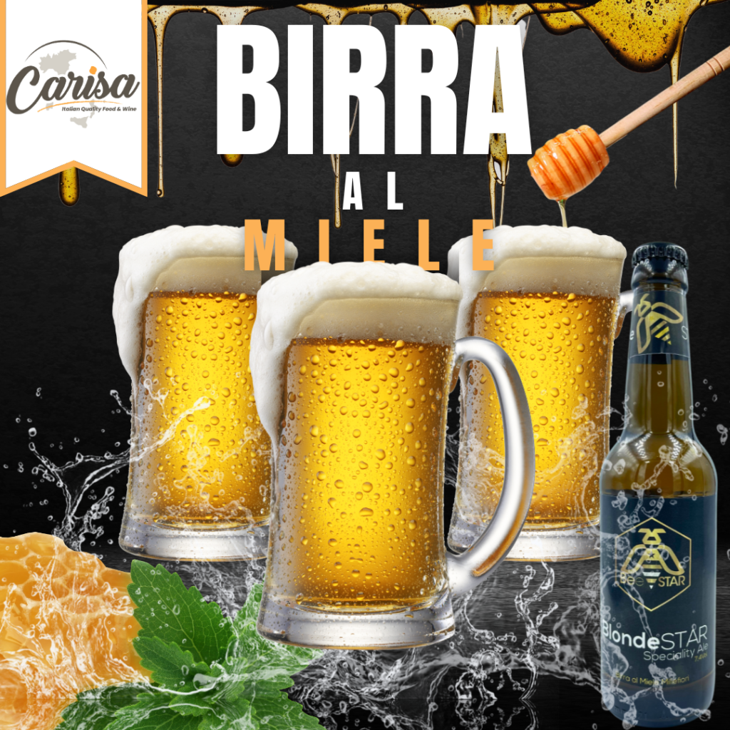 Birra al miele mille fiore Bee star Carisa Shop