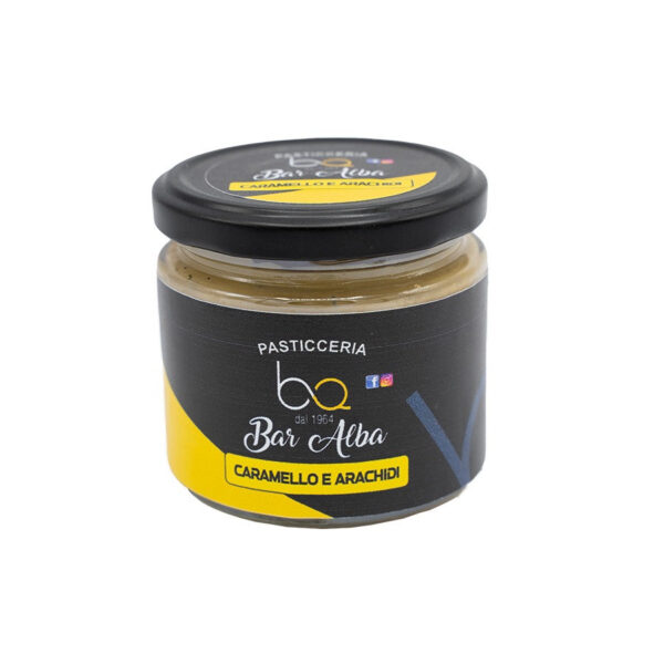 Crema caramello e arachidi