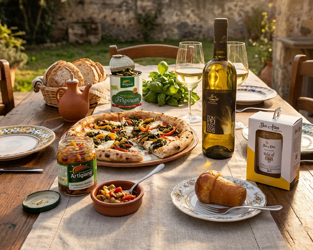 Guida agli abbinamenti tra vino e cibo con vini campani
